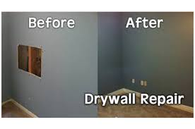 After: seamless drywall repair